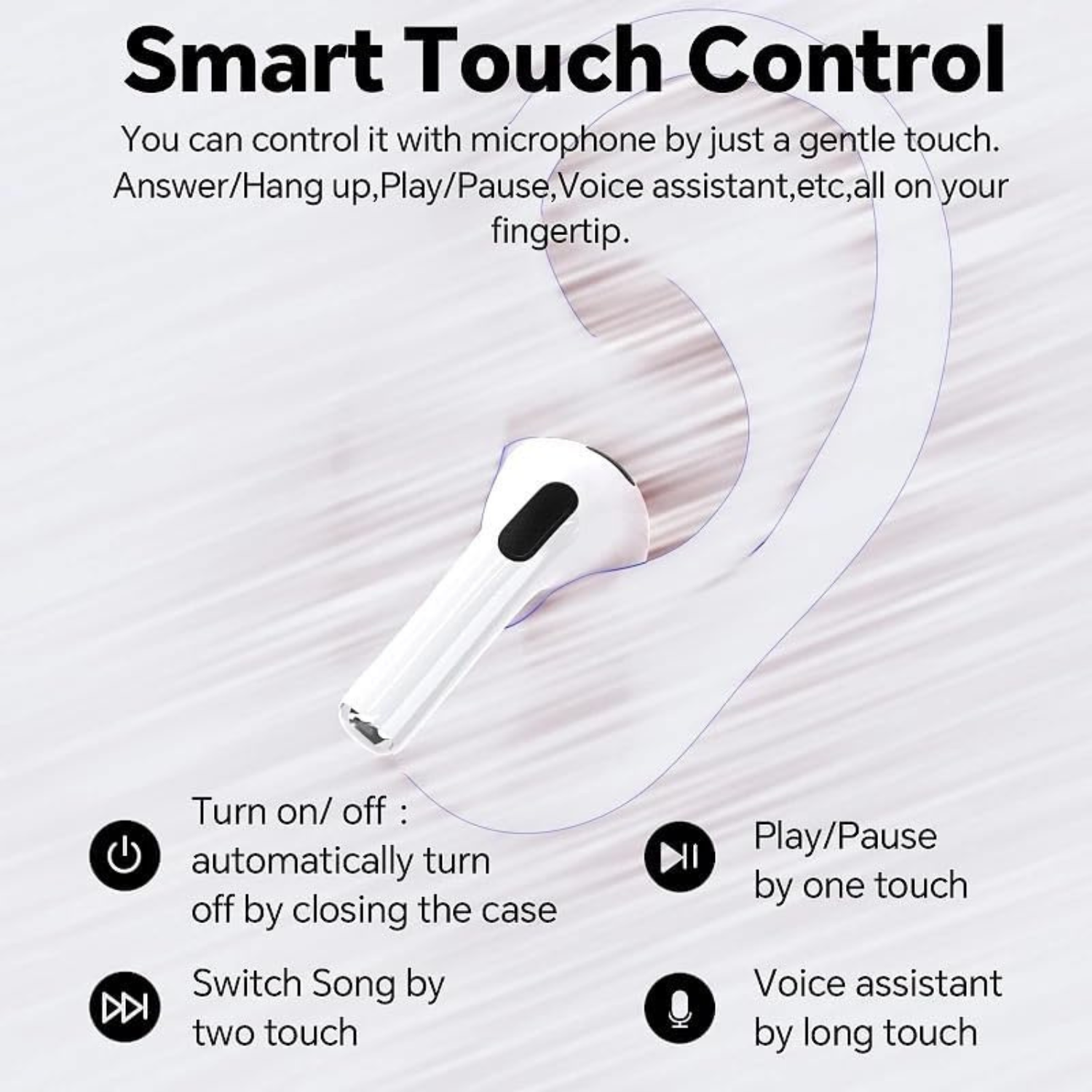 Wireless Earbuds Active Noise Cancelling Thumping Bass Multi Mode
