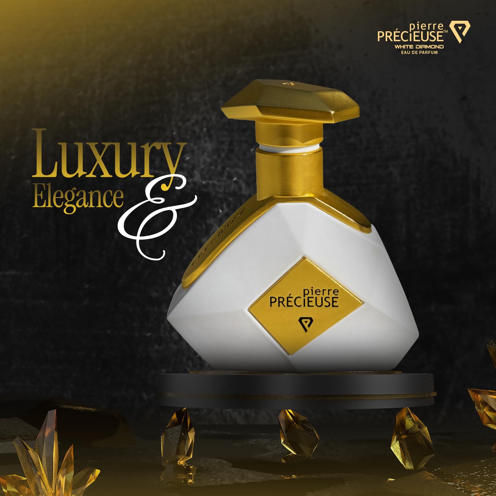 ❤️ Pierre Precieuse White Diamond 100ml Unisex Luxury Perfume ❤️